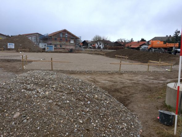 infomax Baustelle, Ansicht Süd-West am 11.3.2019