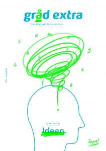 gråd extra - Das Magazin für e-tourism | Titel der 4. Ausgabe |