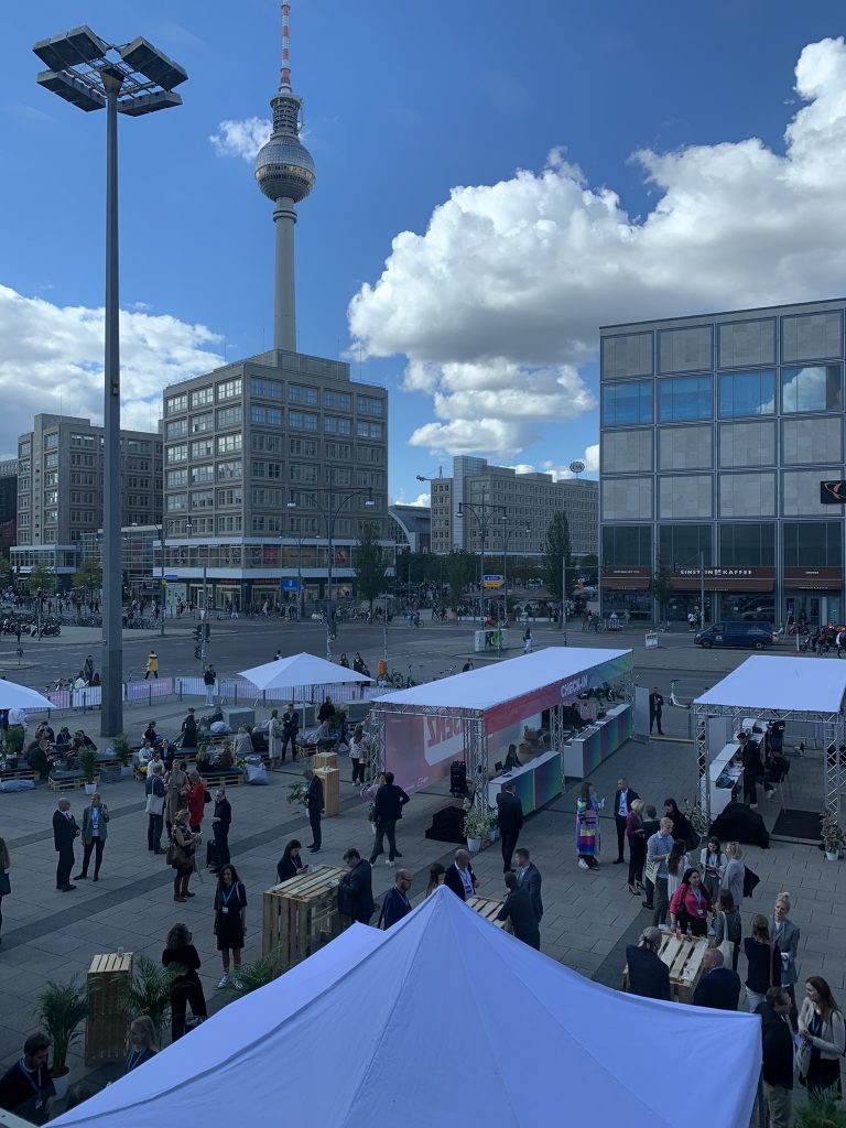 Location des Kommunikationskongress: Das BCC in Berlin nahe Alexanderplatz